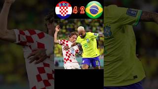 Brazil 🆚️ Croatia | Full Penalty Shootout | World Cup Semi Final 2022 #Shorts #Football #Neymar