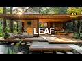 Forest architecture small cabin house with wood interior design living room