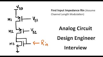 Interview met een analoog circuitontwerper: vind intuïtief de ingangsimpedantie