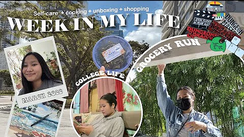 VLOG ~ productive days, self-care, college life, r...
