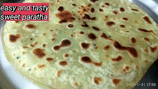 Winter special recipe- sweet paratha or ranga alur paratha
