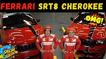 Felipe Massa Drives Ferrari SRT8 Grand Cherokee