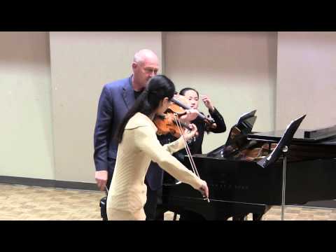 Strauss violin sonata masterclass with William Preucil