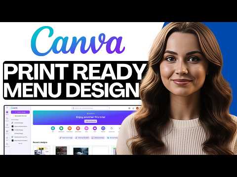 How To Design a Restaurant Menu in Canva 2026 Print-Ready