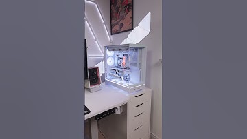 Montech HS02 Pro build with their LightFlow AIO. LCPower M49 monitor 🙌 #montech #gamingpc #gamer