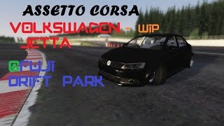 VW Jetta Drift @Fuji Drift Park [Custom-Suspension & Tires test Part 1] screenshot 5