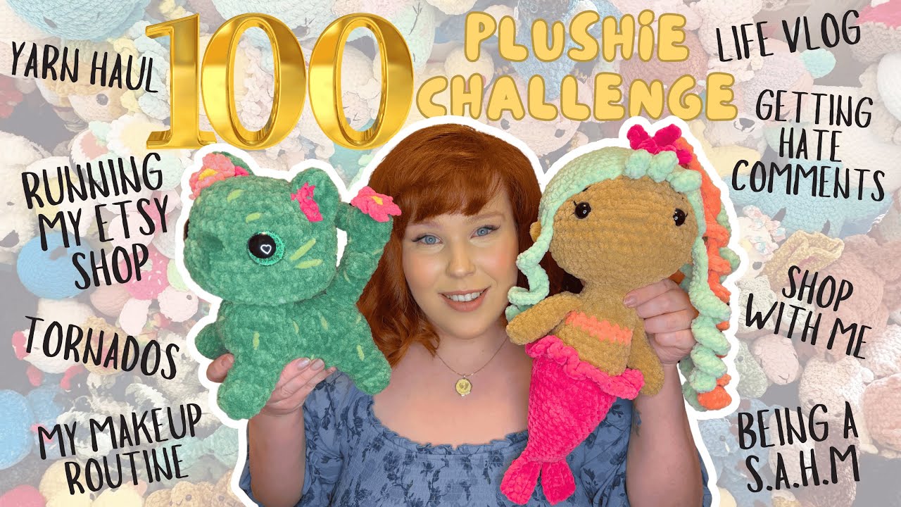 🌙 Week in My Life as I do the 100 Plushie Challenge Vlog ✨ - This Week's Makes