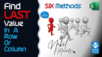 Lookup Last Non Empty Cell Value  in Column or Row - Six Methods