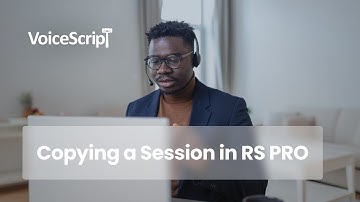 Copying a Session in RS PRO