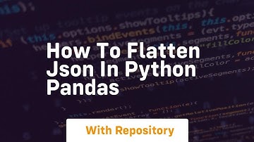 how to flatten json in python pandas