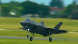 Maj. KRISTIN &quot;BEO&quot; WOLFE - demonstrates the amazing capabilities of F35 at Paris Air Show 2023