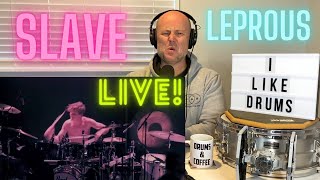 Drum Teacher Reaction: Baard Kolstad | LEPROUS - Slave (Live At Rockefeller Music Hall)