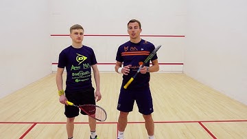 squash tips: Advanced volleying with Nick Matthew - Attacking using the strings