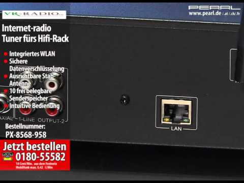 VR-Radio Internetradio-Tuner Mit HiFi-Design LAN/ WLAN (refurbished)