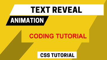 Awesome Text Reveal Animation Using Only HTML & CSS #CodeWithTanmay | CSS Tutorials
