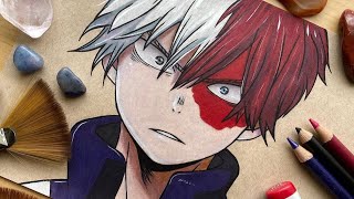 Drawing My Hero Academia Characters with Scary Stories Part 1 (TIKTOK ANIME ART)