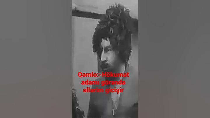 Qəmlo:Hökumət adamı görəndə əllərim gicişir #film #kino