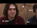 arctic monkeys speaking in interjections