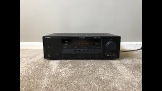 how to factory reset yamaha rx-v461 5.1 home theater surround receiver
