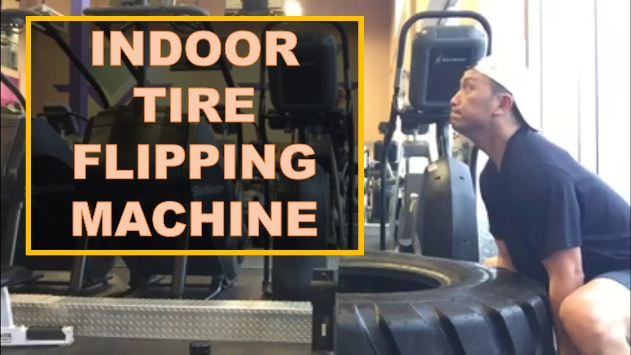 TESTING AN INDOOR TIRE FLIPPING MACHINE YouTube