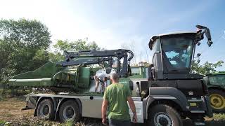 PEZZOLATO PTH 1400/820 Broyeur à tambour sur camion - Version TORNADO - Entraîné par MAN avec 510 Cv