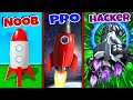 Going From Noob to Pro to HACKER in Roblox Rocket Simulator...