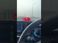 Heavy fog car driving status #cardriving #trendingshorts