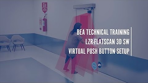 LZR-FLATSCAN 3D SW Virtual Push Button setup