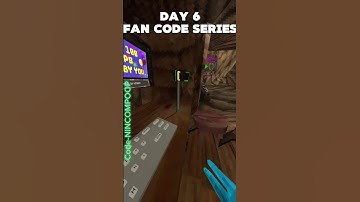 Day 6 Joining my Fan Code Every day.