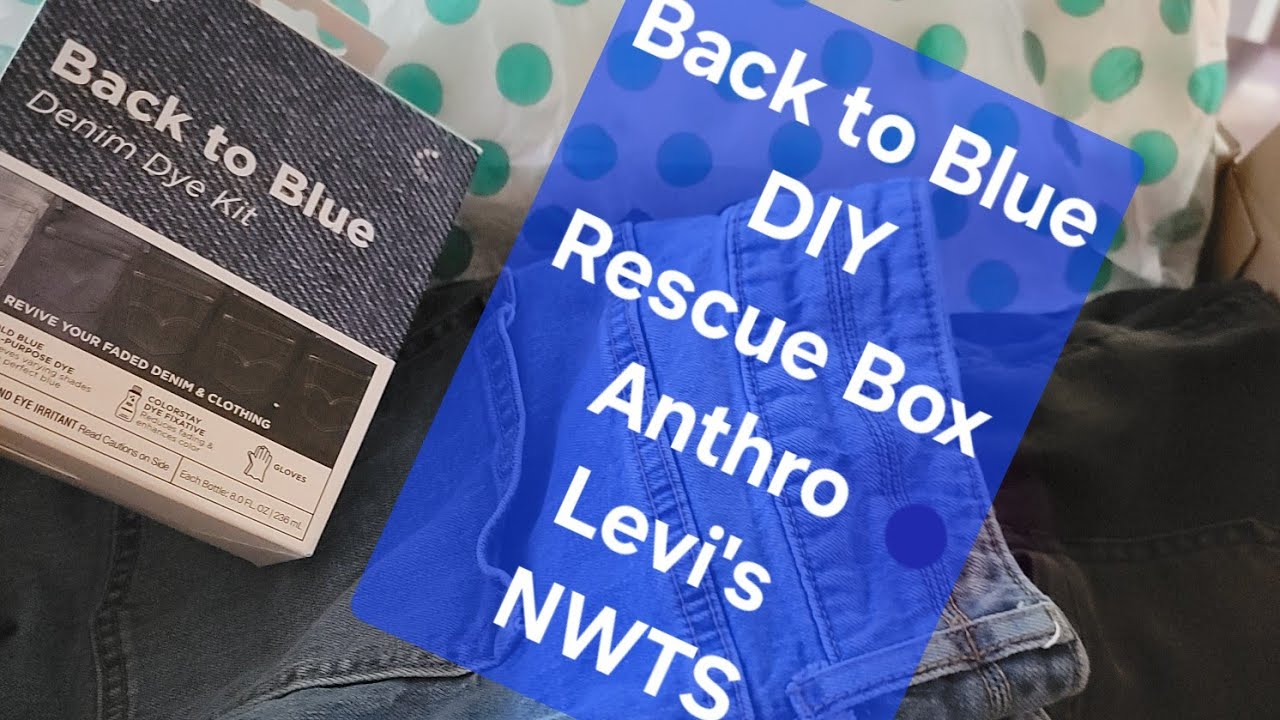 Thred Up Back to Blue DIY Rescue Box. Tell me what you think 🤔 - YouTube