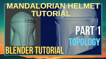 Part-1 Mandalorian Helmet | Blender 2.9 Tutorial | Topology