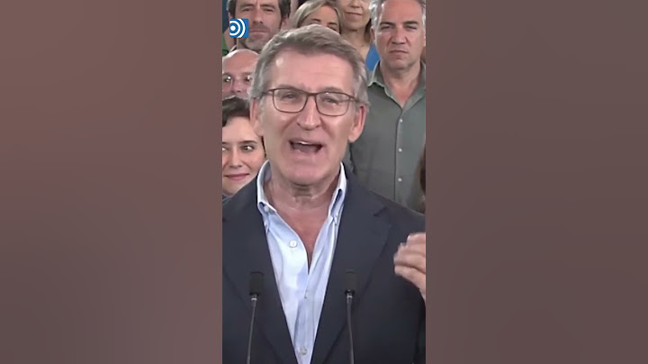 Feijóo, exultante tras las europeas: "Triunfo contundente"