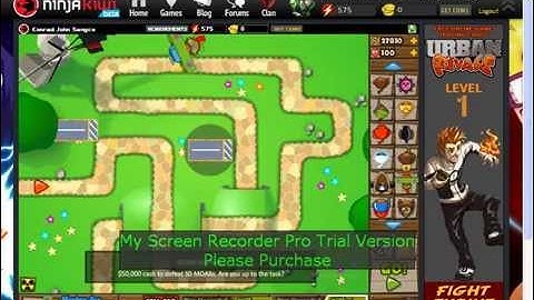 BTD5 MOAB Madness Special Mission Easy Beat Tutorial