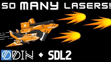 Shooting Many Lasers | Space Shooter Part 5 | #gamedev #sdl2 #odinlang
