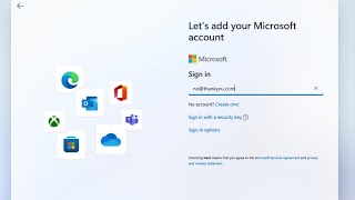 windows 11 home and pro microsoft account setup requirement workaround using a local account