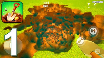 A Game About Digging A Hole - Gameplay Walkthrough Part 1 (iOS, Android)