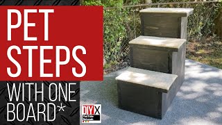 How to Build Pet Steps with One Board | #DIY #HOWTO by DIY Xplorer 3,141 views 2 years ago 15 minutes