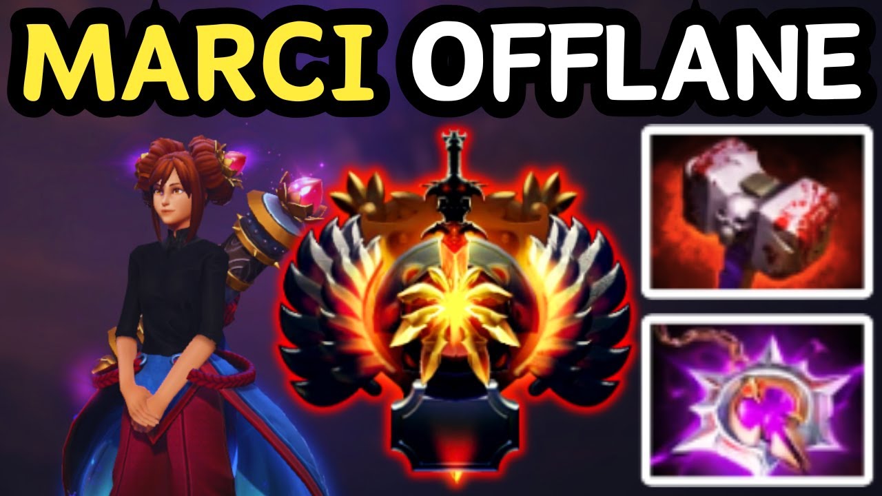 🔥 ONE PUNCH. ONE THROW. ONE DEAD HERO — MARCI OFFLANE | DOTA 2 🔥