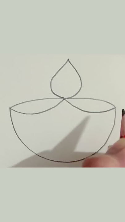 Diya Drawing #shorts #art #drawing