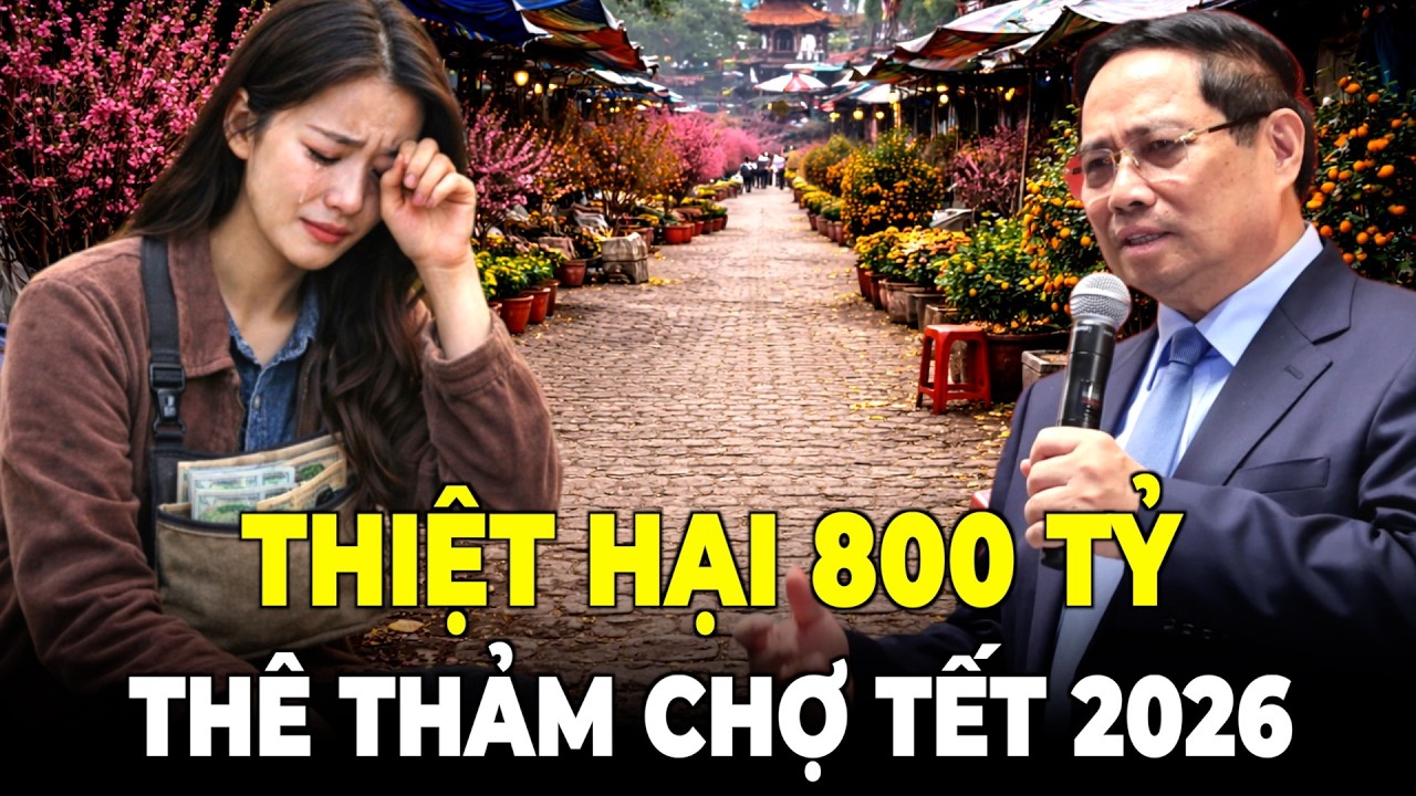 Bi kịch Tết 2026: Sắc xuân rực rỡ, túi tiền cạn khô - Nghề buôn truyền thống bên vực thẳm.
