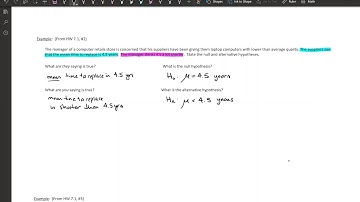 Lecture 9 1   Null and Alternative Hypotheses & L R or Two Tailed Tests
