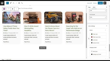 How to insert and design Post Grid Block in WordPress Gutenberg Editor?