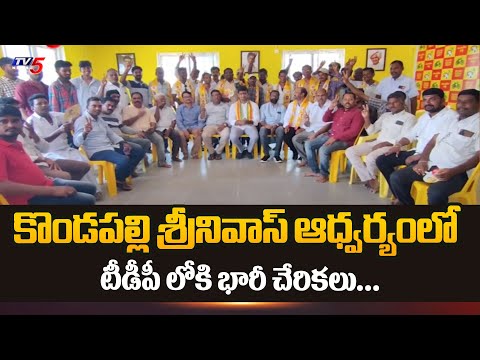 TDP Candidate Kondapalli Srinivas Election Campaign | Gajapathinagaram | TV5 News - TV5NEWS