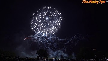 Fire Monkey Pyro Display @ Arley Hall Firework Champions 2019 - Vivid Pyrotechnics Products