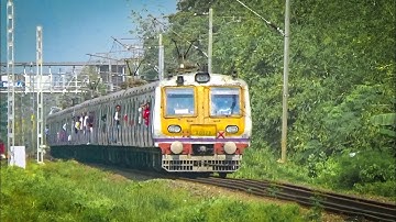 Back to Back two different types of EMU local train departing Behula | Eastern Railway