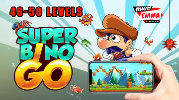 Super Bino Go NEW SKIN - Levels 46-50 + BOSS [2K 60fps]