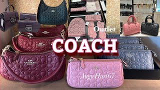 COACH OUTLET 😍 NEW  SIGNATURE LEATHER COLLECTION and gift sets 🎁 #coachoutlet #angiehart67