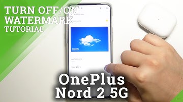 How to Turn On Off Camera Watermark on OnePlus Nord 2 5G