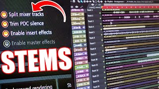 How to Export & send music for Mixing & Mastering [WAV MULTITRACKS]