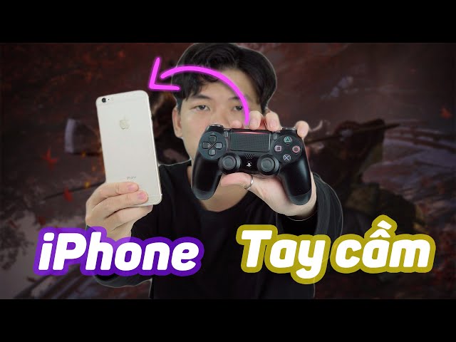 Hướng dẫn kết nối tay cầm PS4 để chơi game trên iPhone cực dễ